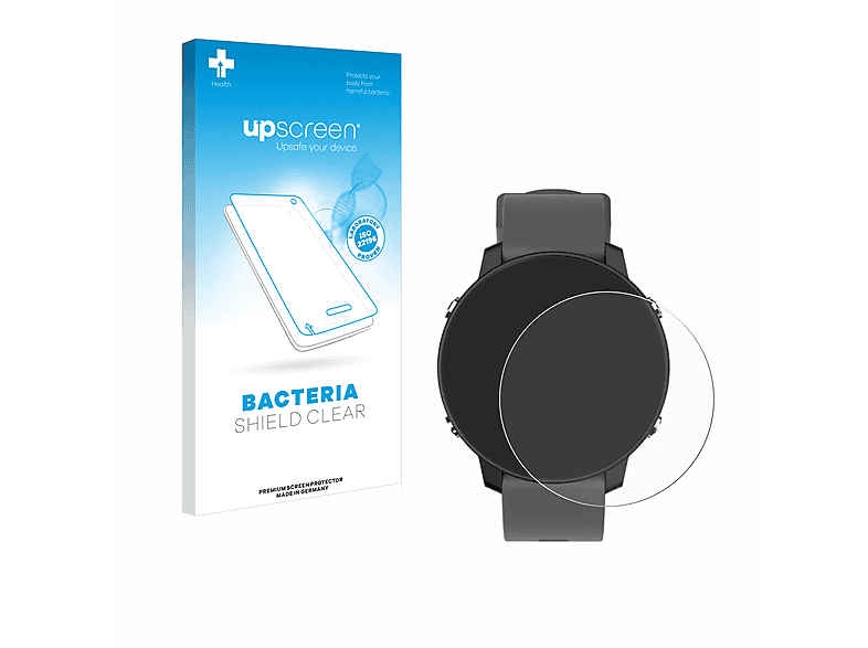 UPSCREEN antibakteriell klare Schutzfolie(für Shot Scope G5 GPS Watch)