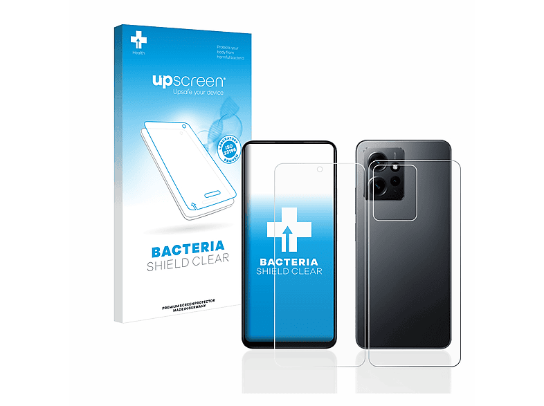 UPSCREEN antibakteriell klare Schutzfolie(für 12 Note Xiaomi 4G) Redmi
