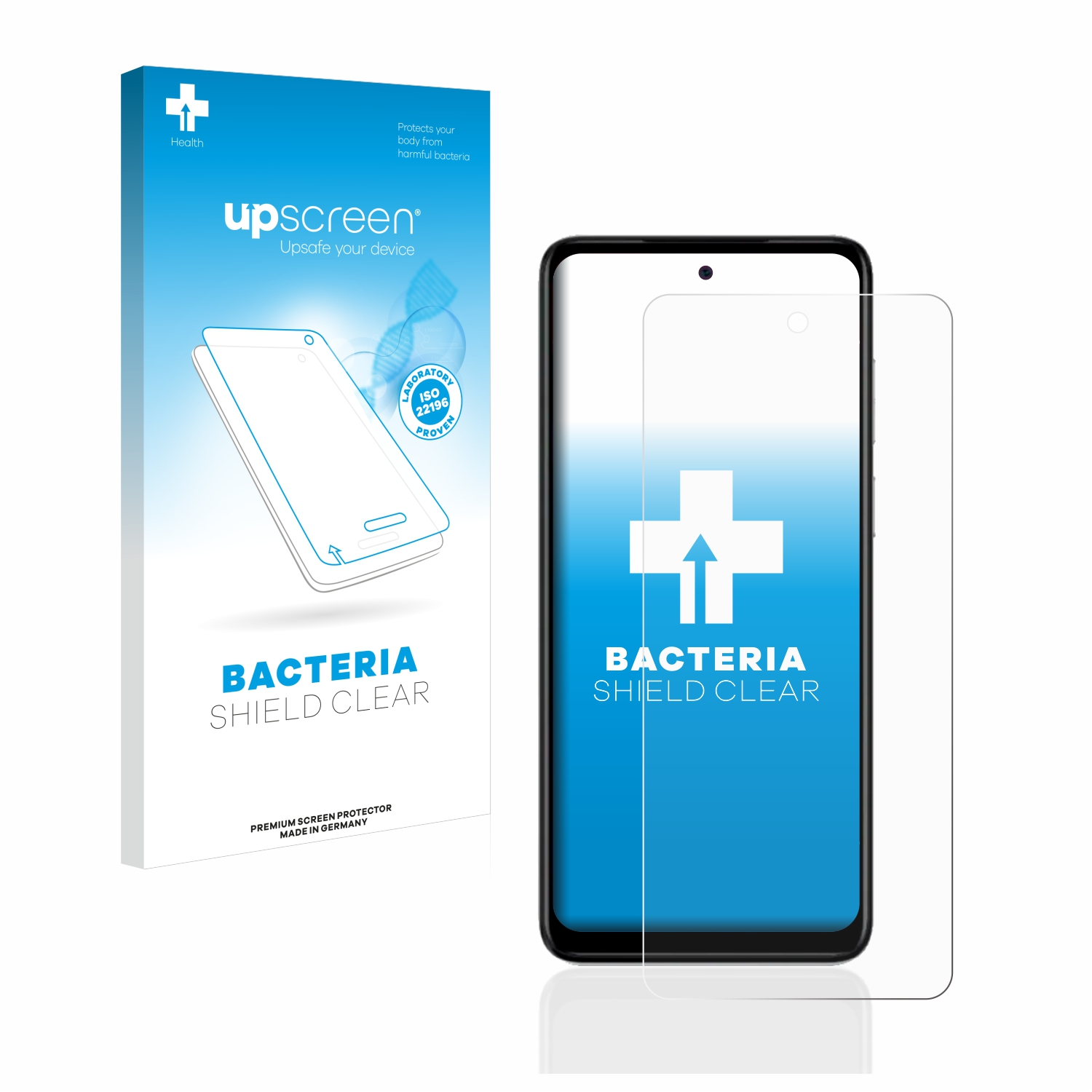 UPSCREEN antibakteriell klare Schutzfolie(für Motorola Moto (2023)) G