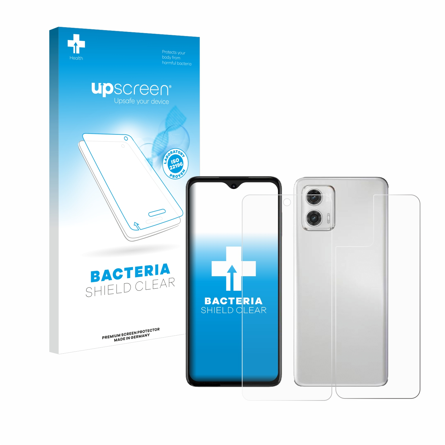 G73 5G) klare antibakteriell Moto UPSCREEN Motorola Schutzfolie(für