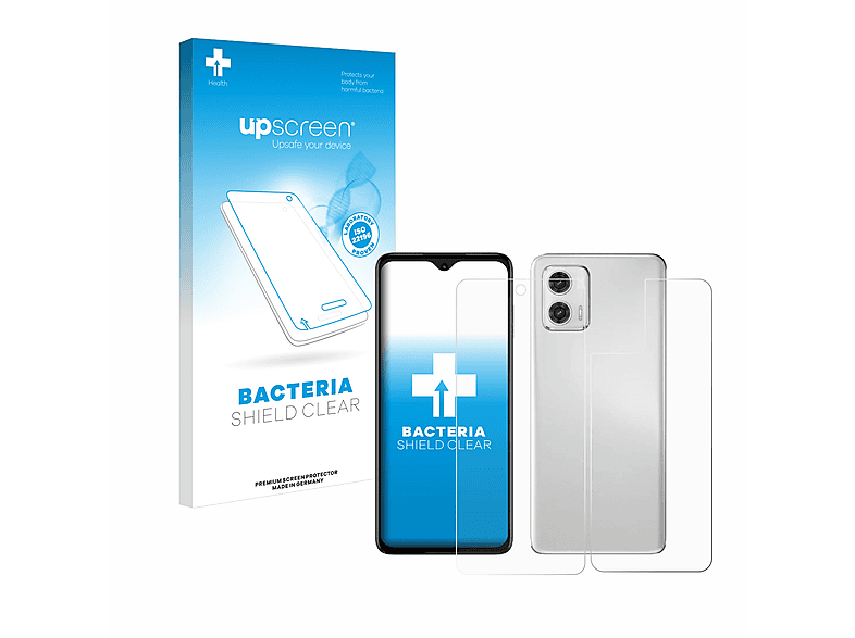UPSCREEN antibakteriell klare Schutzfolie(für Motorola Moto G73 5G)