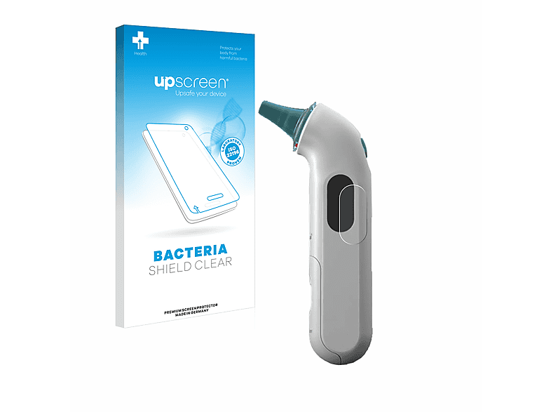 UPSCREEN antibakteriell klare Schutzfolie(für Braun ThermoScan 3)