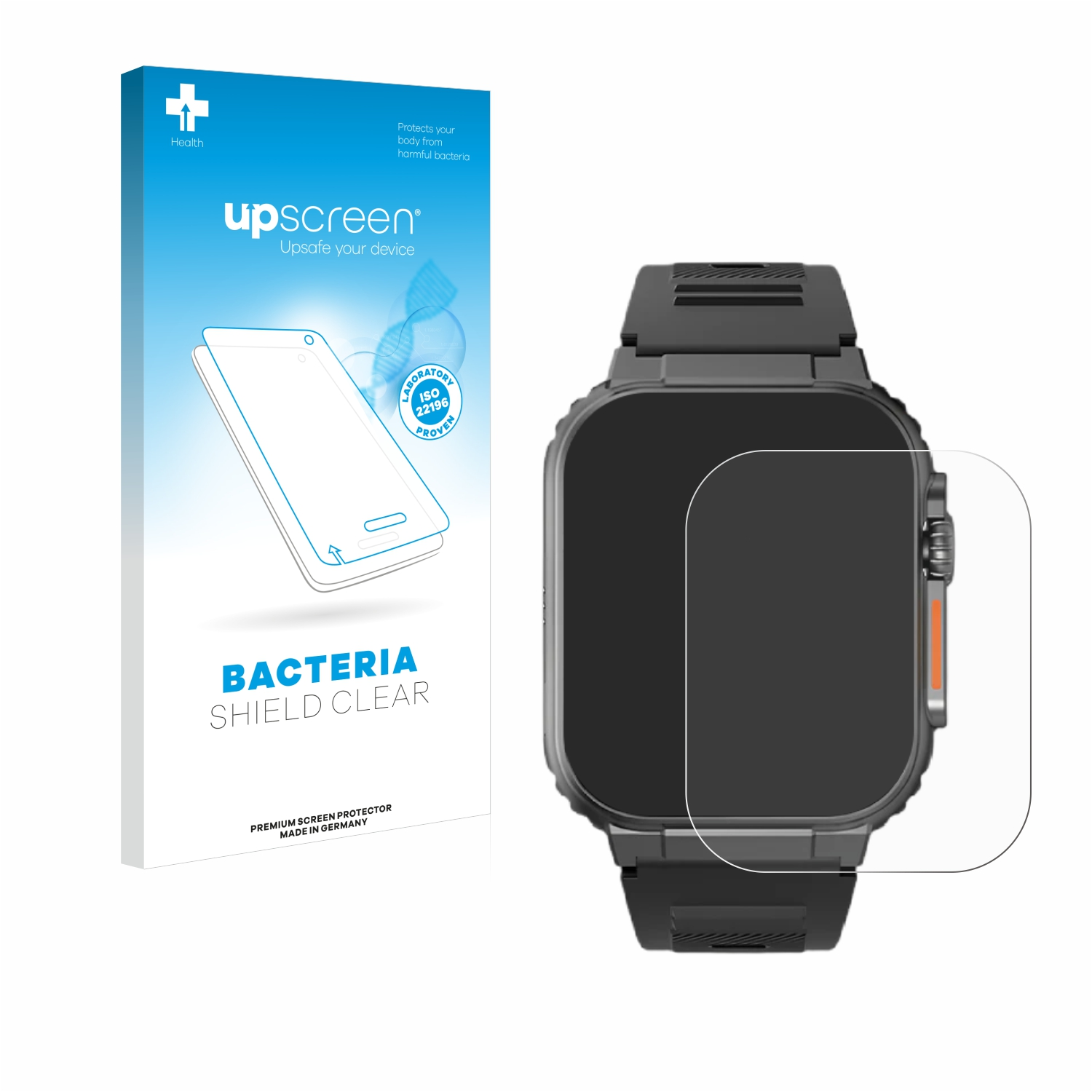 Schutzfolie(für UPSCREEN Ultra) Smartwatch The antibakteriell Njord Gear klare Indestructible