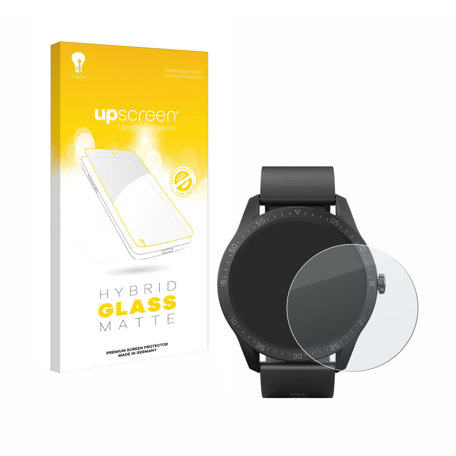 UPSCREEN SilverCrest Fitness-Smartwatch) Schutzfolie(für matte