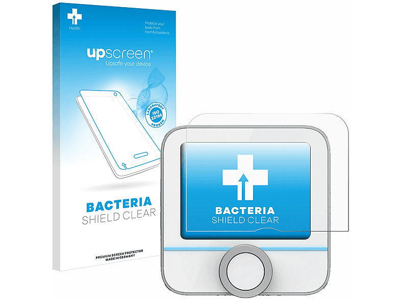 UPSCREEN antibakteriell klare Schutzfolie(für Bosch Smart Home 230 V (Raumthermostat II)) | Zubehör Heiz- & Klimageräte