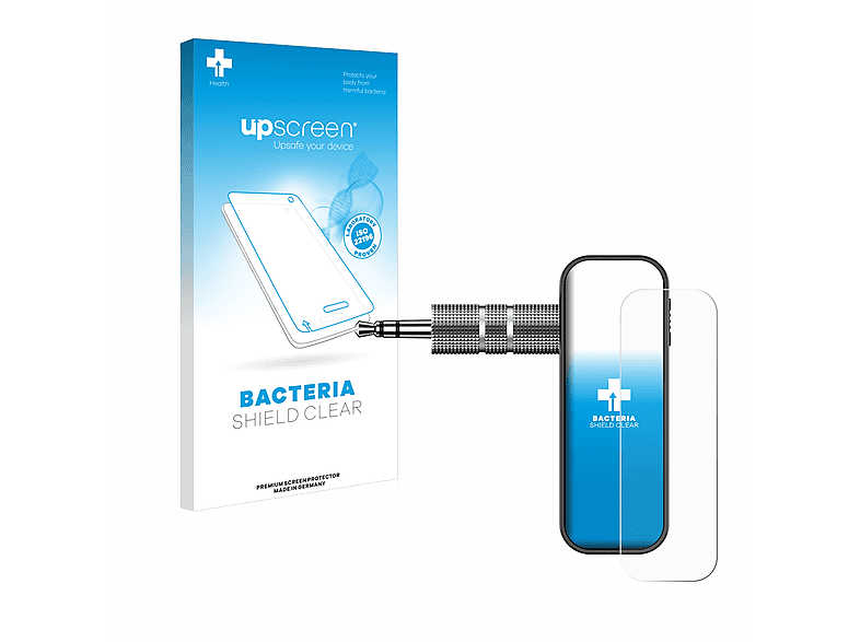 UPSCREEN antibakteriell klare Schutzfolie(für MP MPAD PCASE C28 Wireless Transmitter Receiver)
