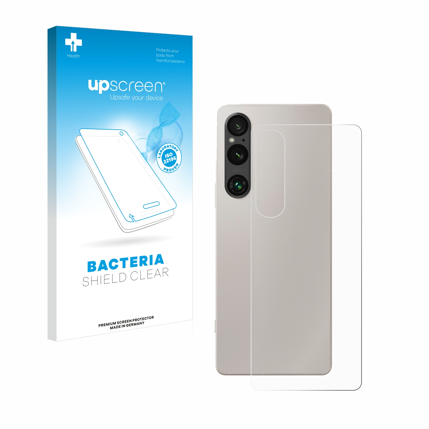 UPSCREEN antibakteriell klare Schutzfolie(für Sony 1 V) Xperia