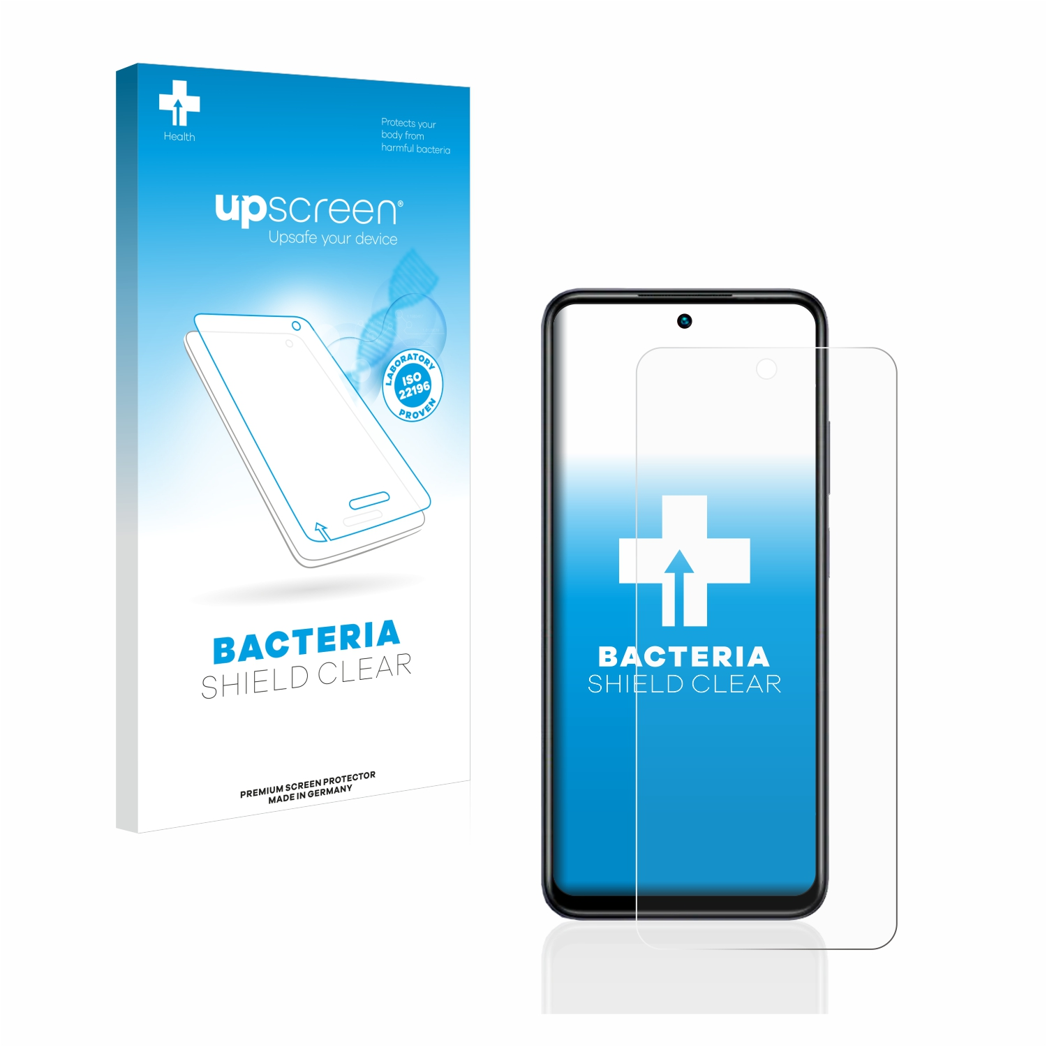UPSCREEN antibakteriell klare Schutzfolie(für 30 Play) Infinix Note