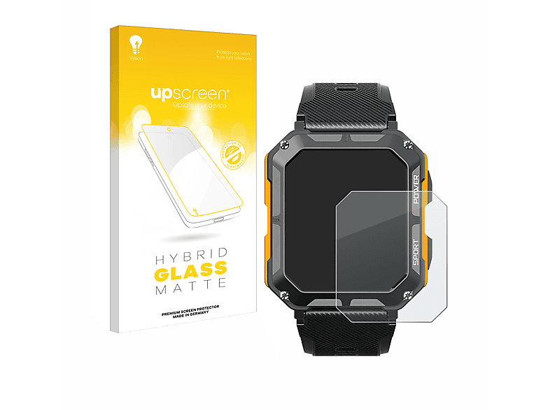 UPSCREEN matte Schutzfolie(für Njord Gear The Indestructible Smartwatch)