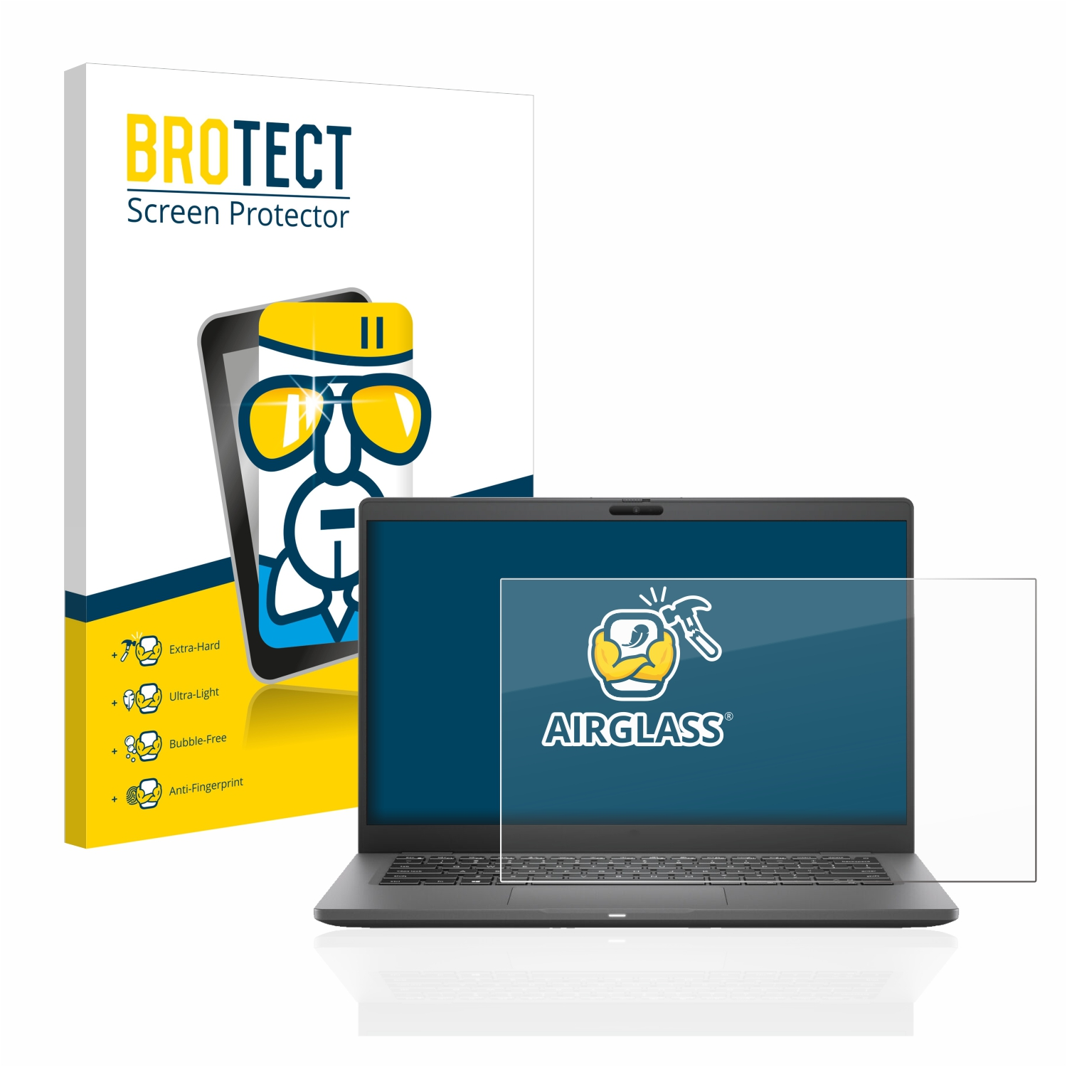 BROTECT Airglass klare Schutzfolie(für Dell Latitude 7310)