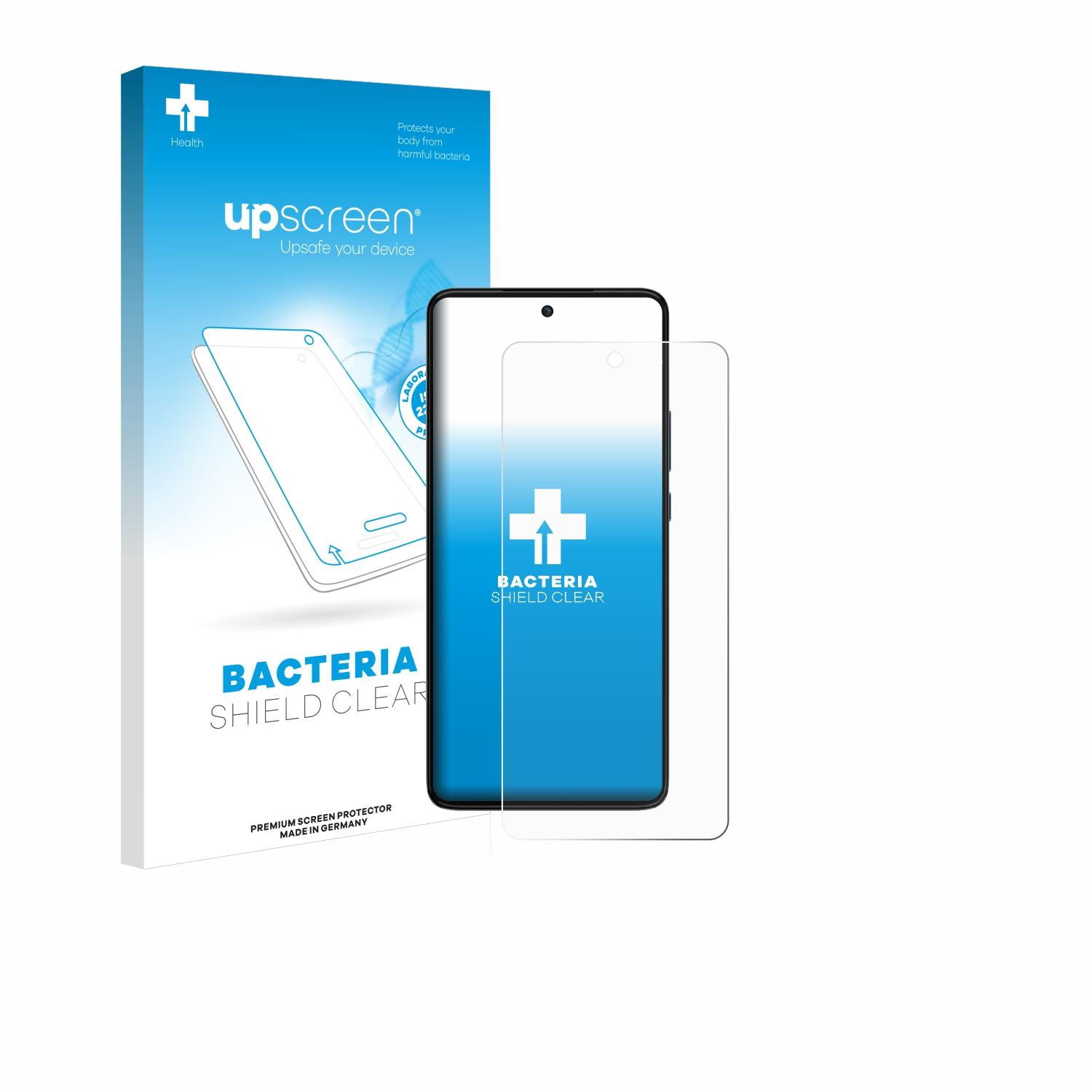 UPSCREEN klare Moto antibakteriell Schutzfolie(für G84) Motorola