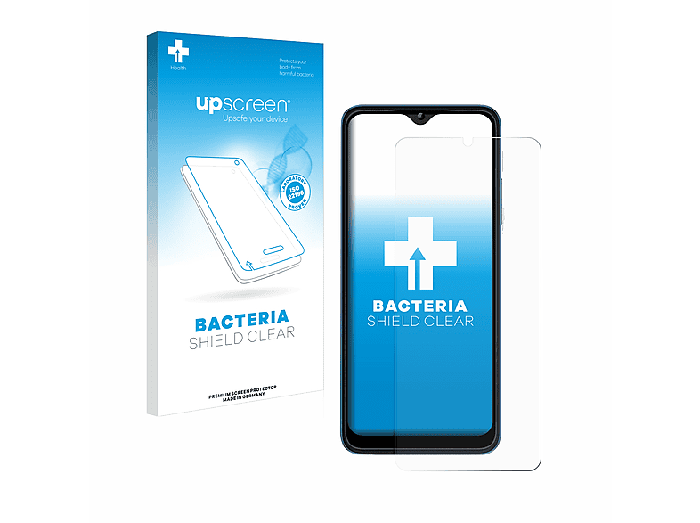 UPSCREEN antibakteriell 5G) klare 6 Schutzfolie(für Revvl T-Mobile