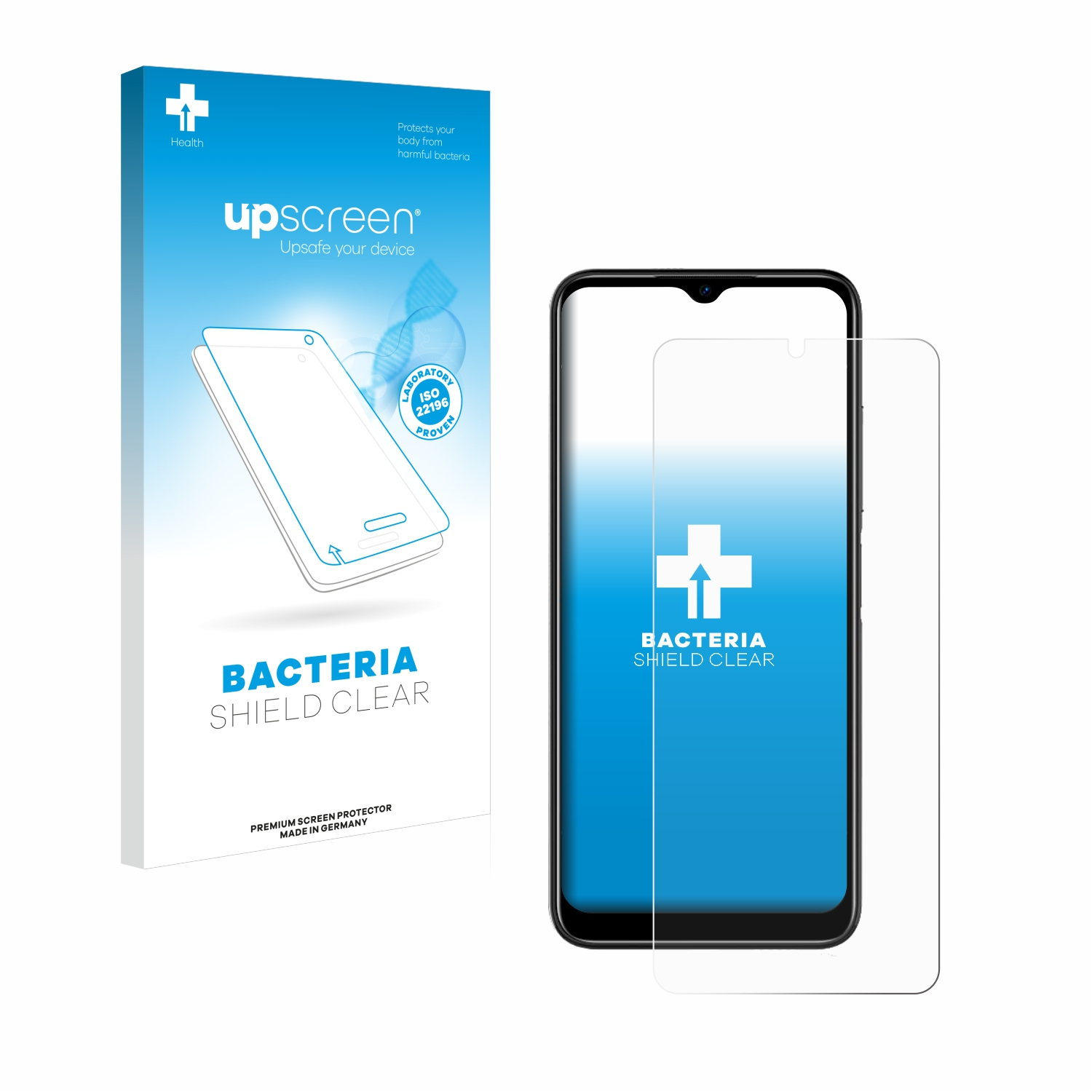 UPSCREEN antibakteriell klare Schutzfolie(für Samsung) Doogee N50