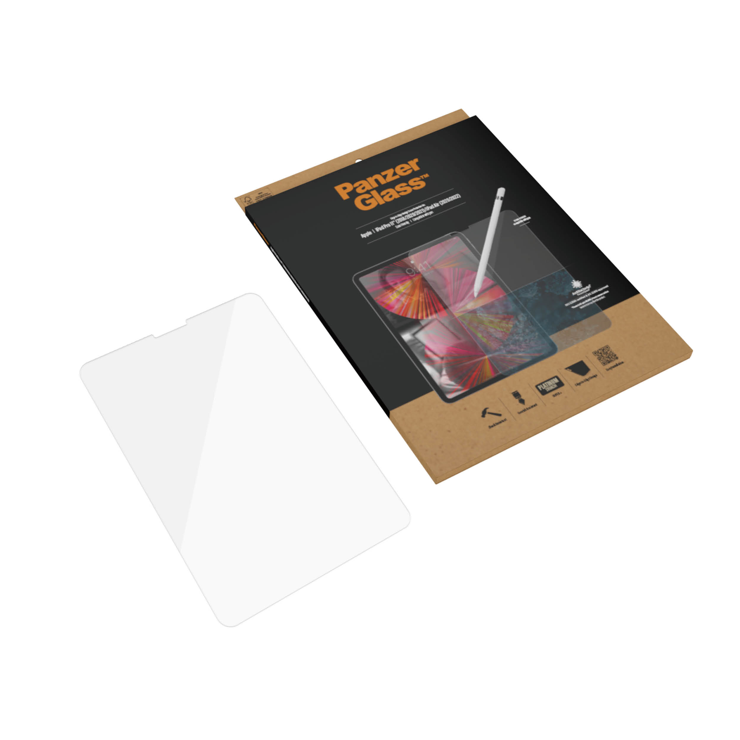 PANZERGLASS IPADP11 2655 SCREEN FILM Displayschutz, Transparent