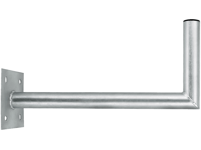 PREMIUMX 50-55cm Wandhalter Stahl verzinkt SAT Wand Halterung SAT-Wandhalterung, Silber