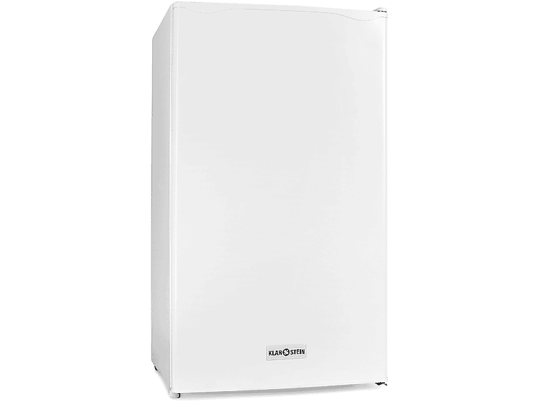 KLARSTEIN 90L1-WH Kühlschrank (E, 86 cm hoch, Weiß)