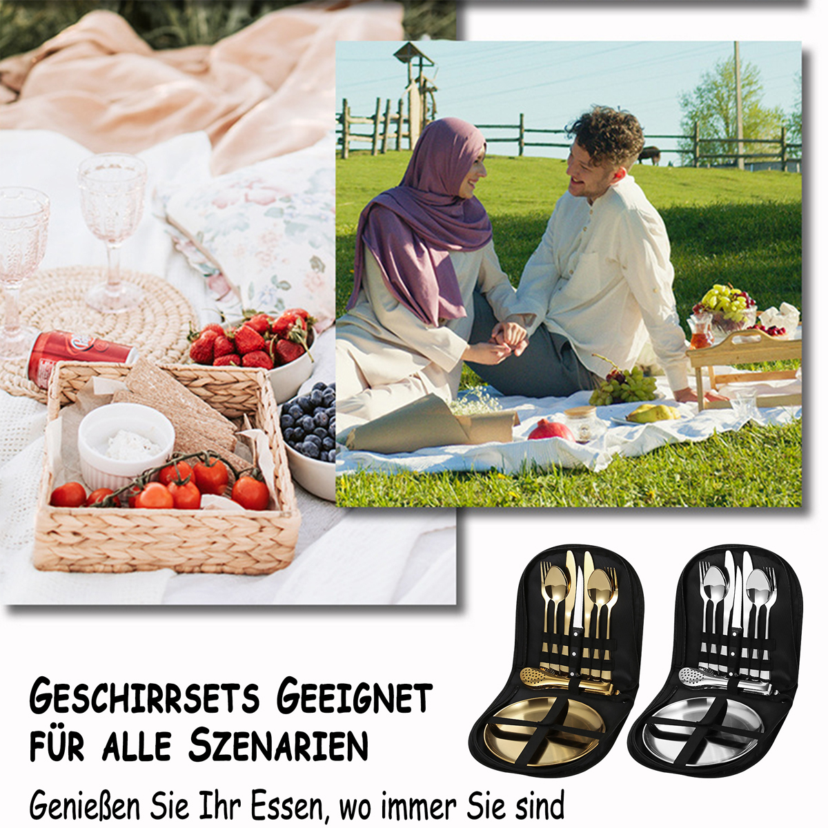 KÜLER Gabel-Kits und Bestecksets Messer-