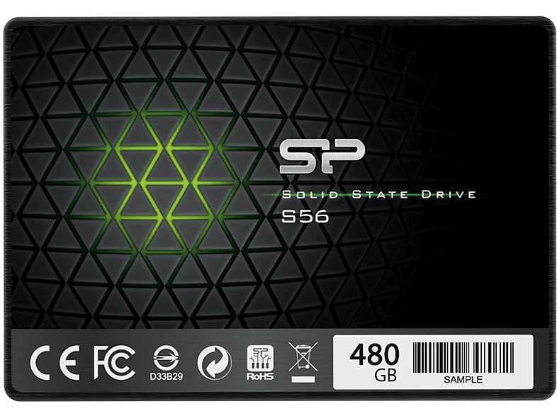 SILICON POWER SP240GBSS3S56B25, 240 intern SSD, Zoll, 2,5 GB, HDD