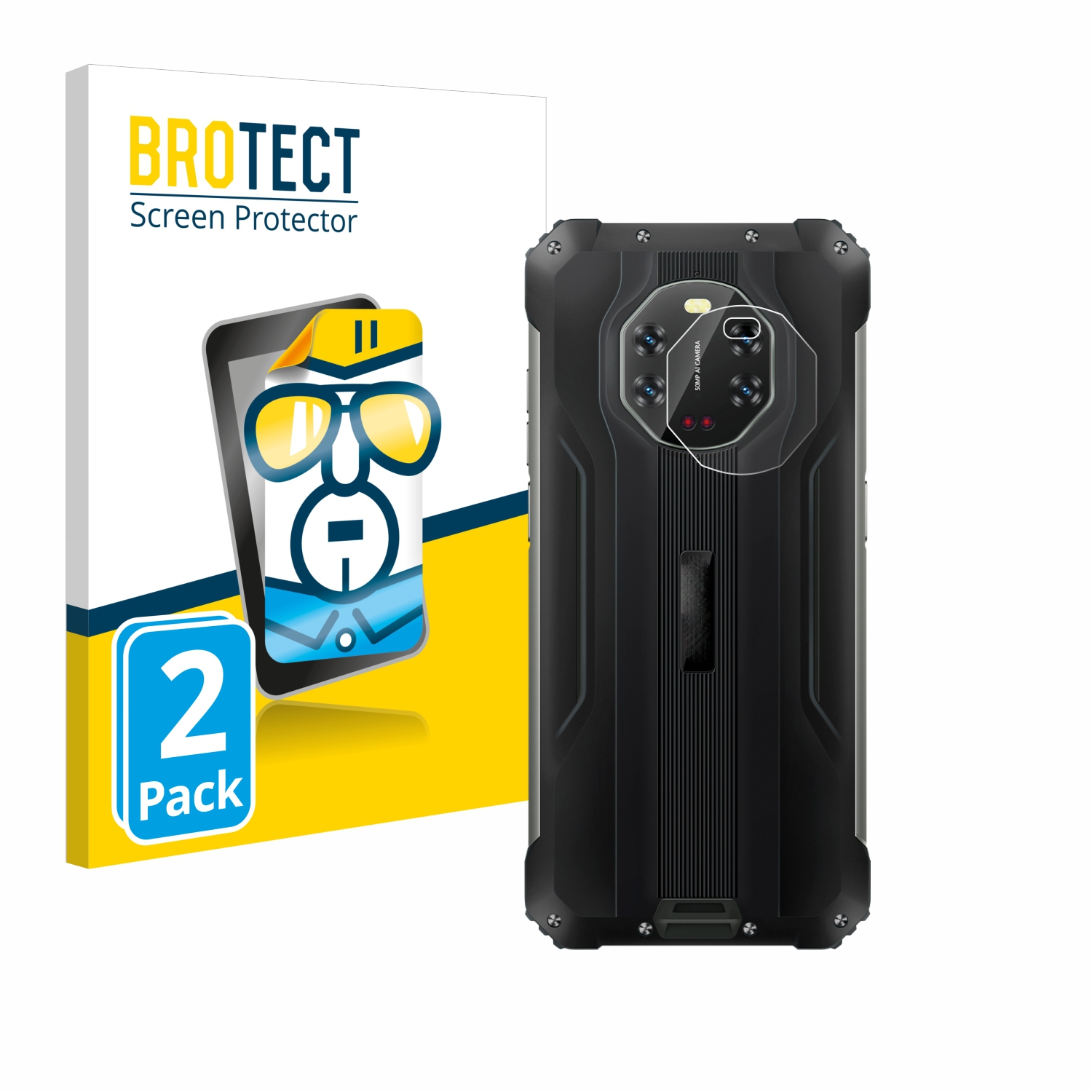 BROTECT 2x Blackview Schutzfolie(für 5G) klare BL8800