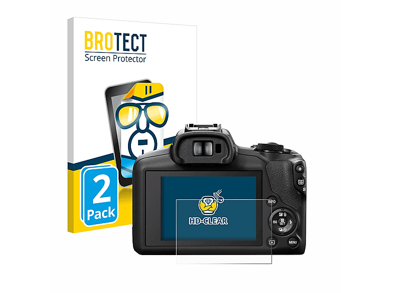 2x BROTECT Canon Schutzfolie(für R100) klare EOS