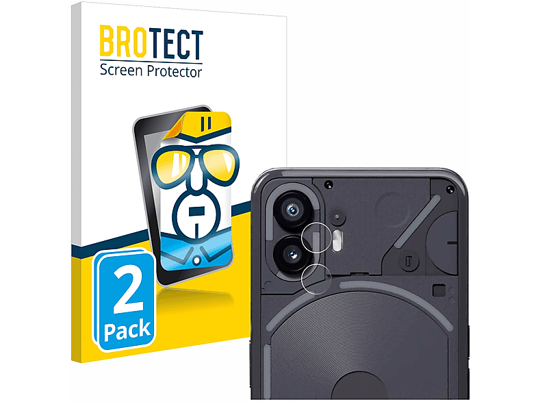 BROTECT 2x klare Schutzfolie(für Nothing Phone (2)) | Displayschutzfolien & Gläser