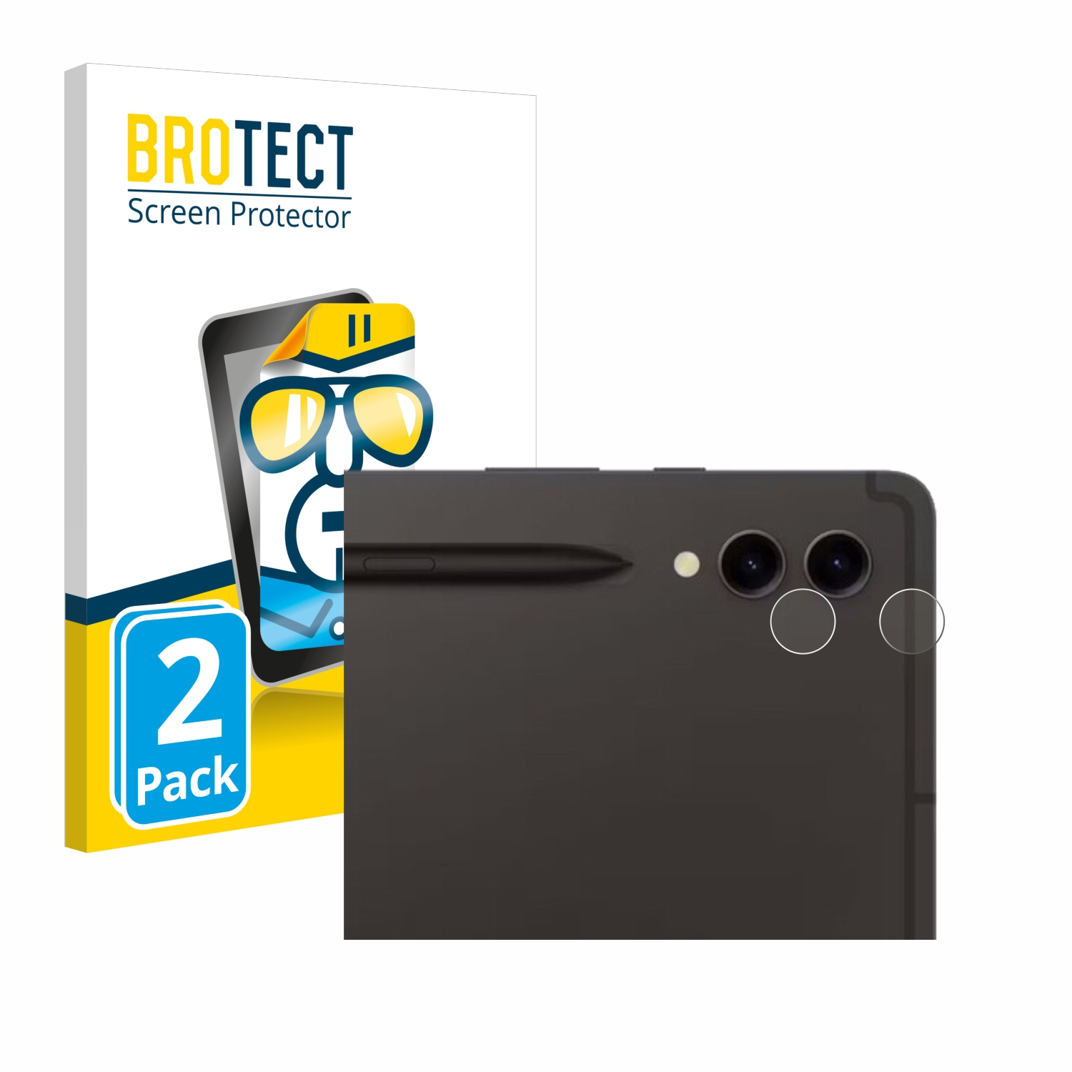 BROTECT 2x S9 Schutzfolie(für (NUR Samsung WiFi Ultra Tab klare Kamera)) Galaxy