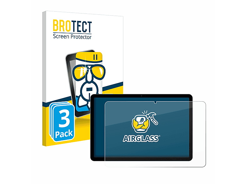 BROTECT 3x Airglass klare Pro) T30 Doogee Schutzfolie(für