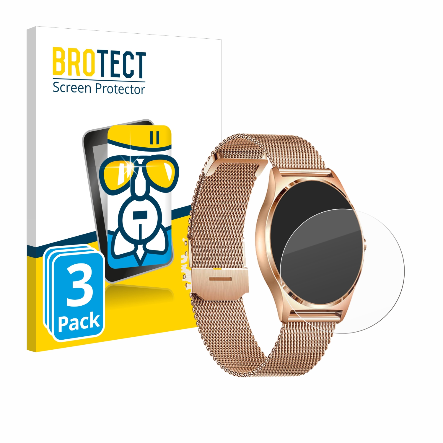 Joli XC BROTECT X-Watch Xcoast 3x klare Schutzfolie(für Airglass Pro)