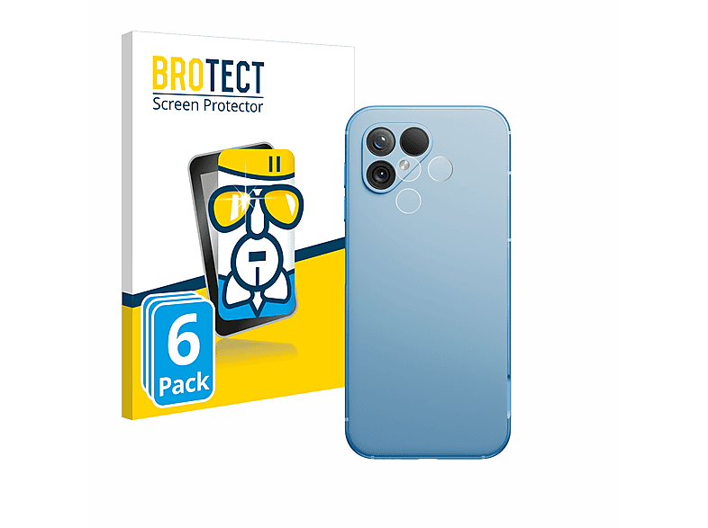 BROTECT 6x Airglass klare Schutzfolie(für Fairphone 5)