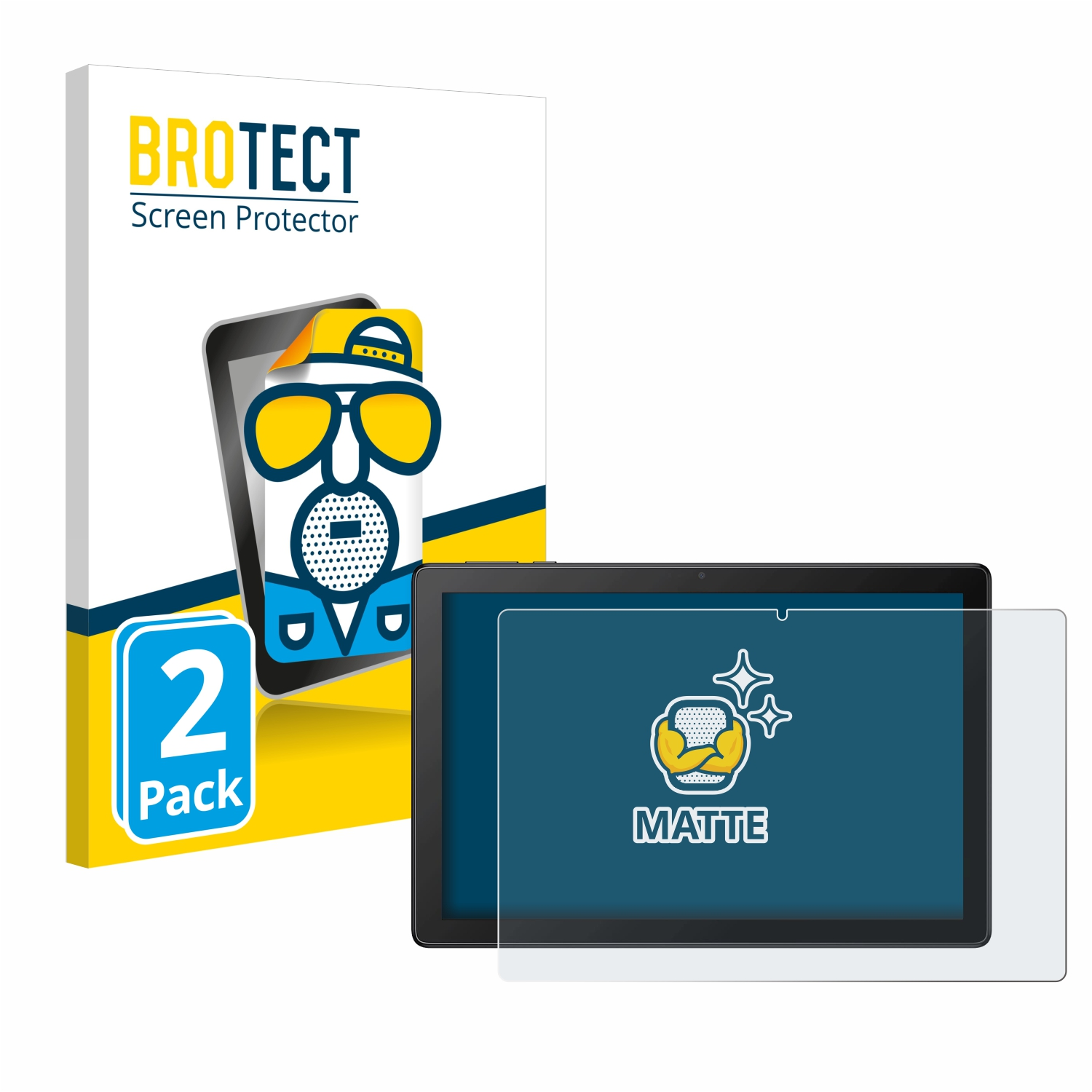 BROTECT 2x matte Schutzfolie(für 2020) Alcatel 3T10