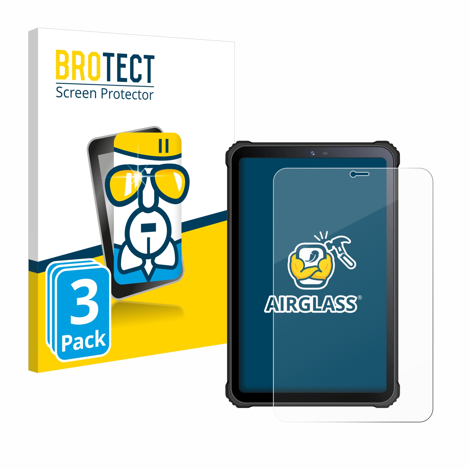BROTECT 3x Airglass klare RT3) Schutzfolie(für Oukitel