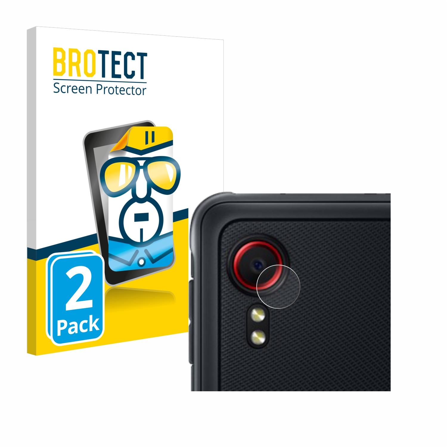 Galaxy BROTECT 5 klare Enterprise Edition) Schutzfolie(für Samsung 2x XCover