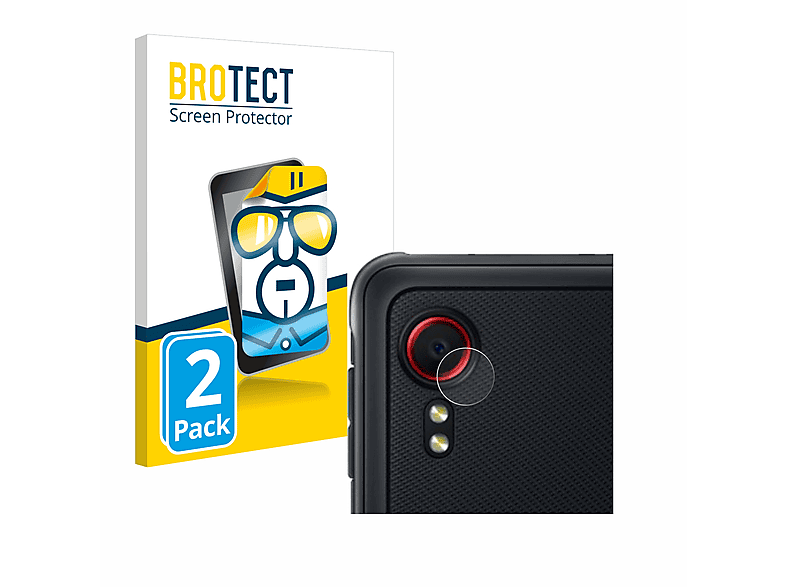 BROTECT Enterprise Edition) klare Samsung Schutzfolie(für Galaxy 2x 5 XCover