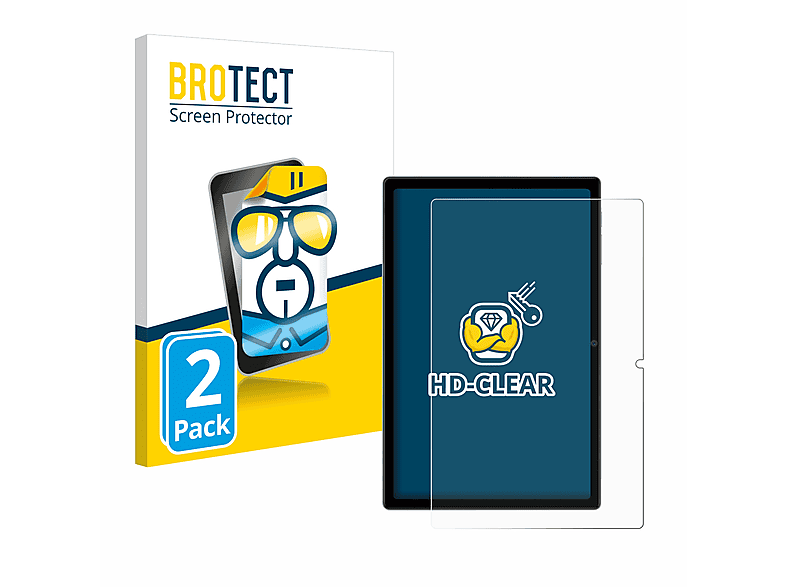 BROTECT 2x klare Schutzfolie(für Blackview Tab 15 Pro 10.5\