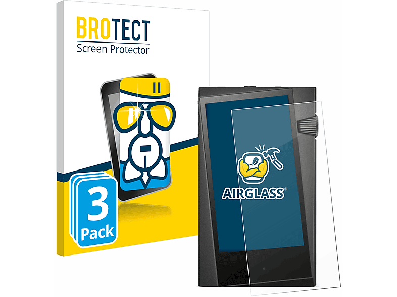 BROTECT 3x Airglass Astell&Kern Schutzfolie(für klare A&norma SR35)