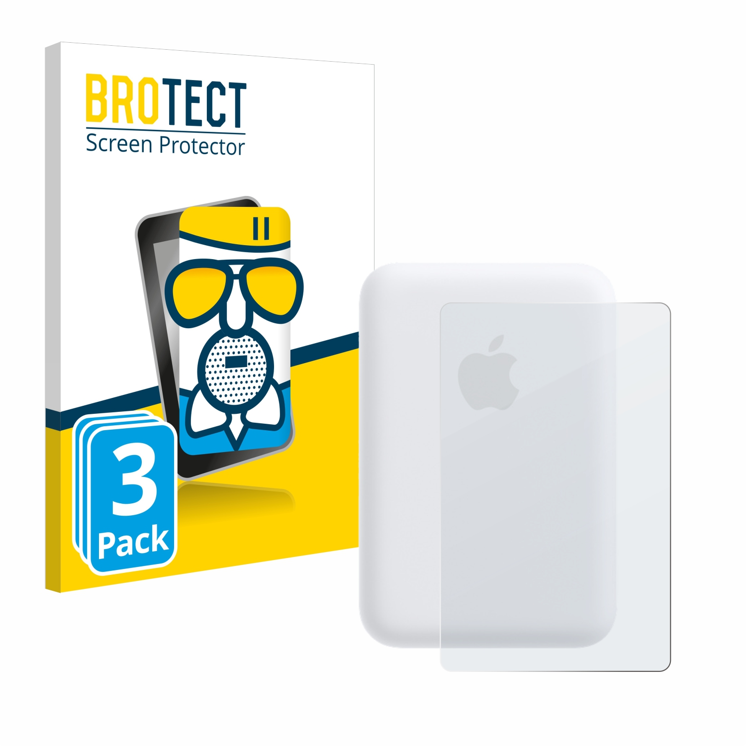 matte Airglass Schutzfolie(für Apple Battery) BROTECT MagSafe 3x