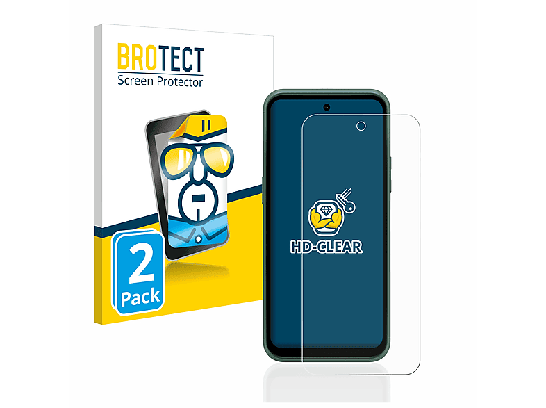 BROTECT 2x klare Schutzfolie(für Nokia XR21)