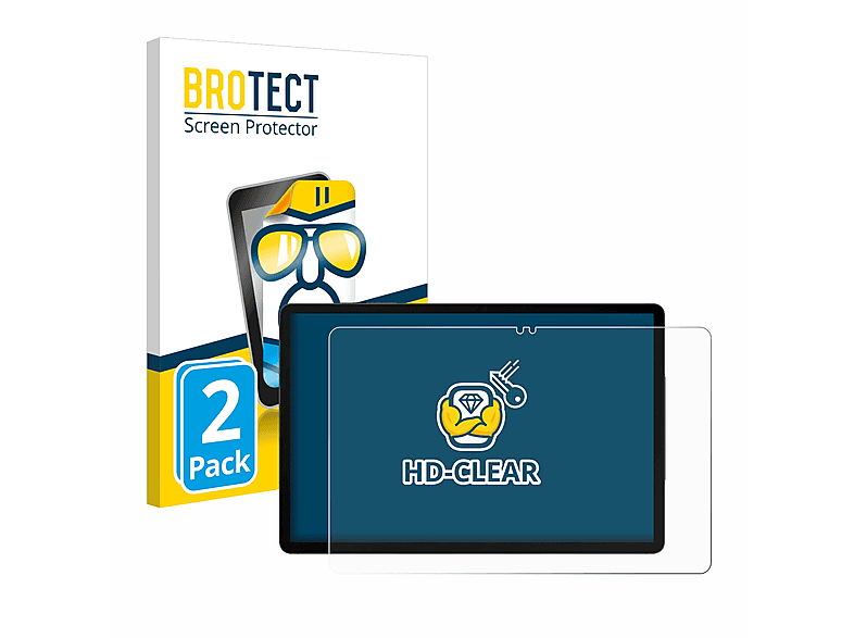 BROTECT 2x klare Schutzfolie(für Samsung Galaxy Tab S9 5G)