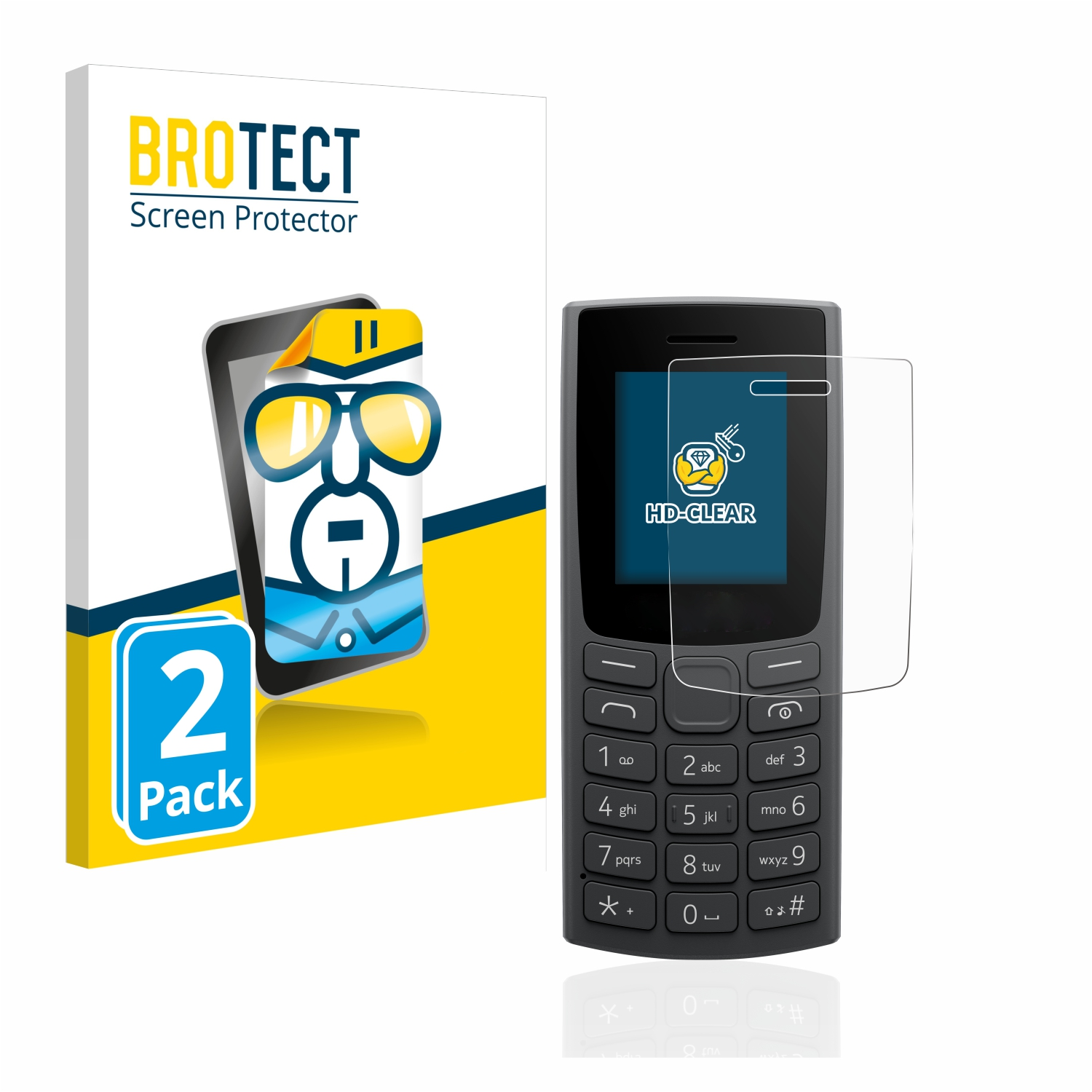 105 Nokia Schutzfolie(für BROTECT 2x (2023)) klare