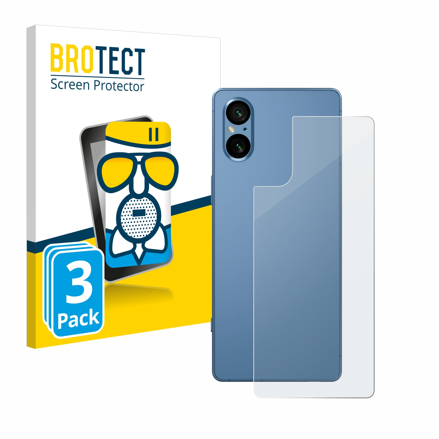 BROTECT 3x Airglass Schutzfolie(für Xperia matte Sony 5 V)