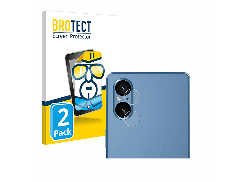 BROTECT 2x klare Schutzfolie(für Sony V) Xperia 5