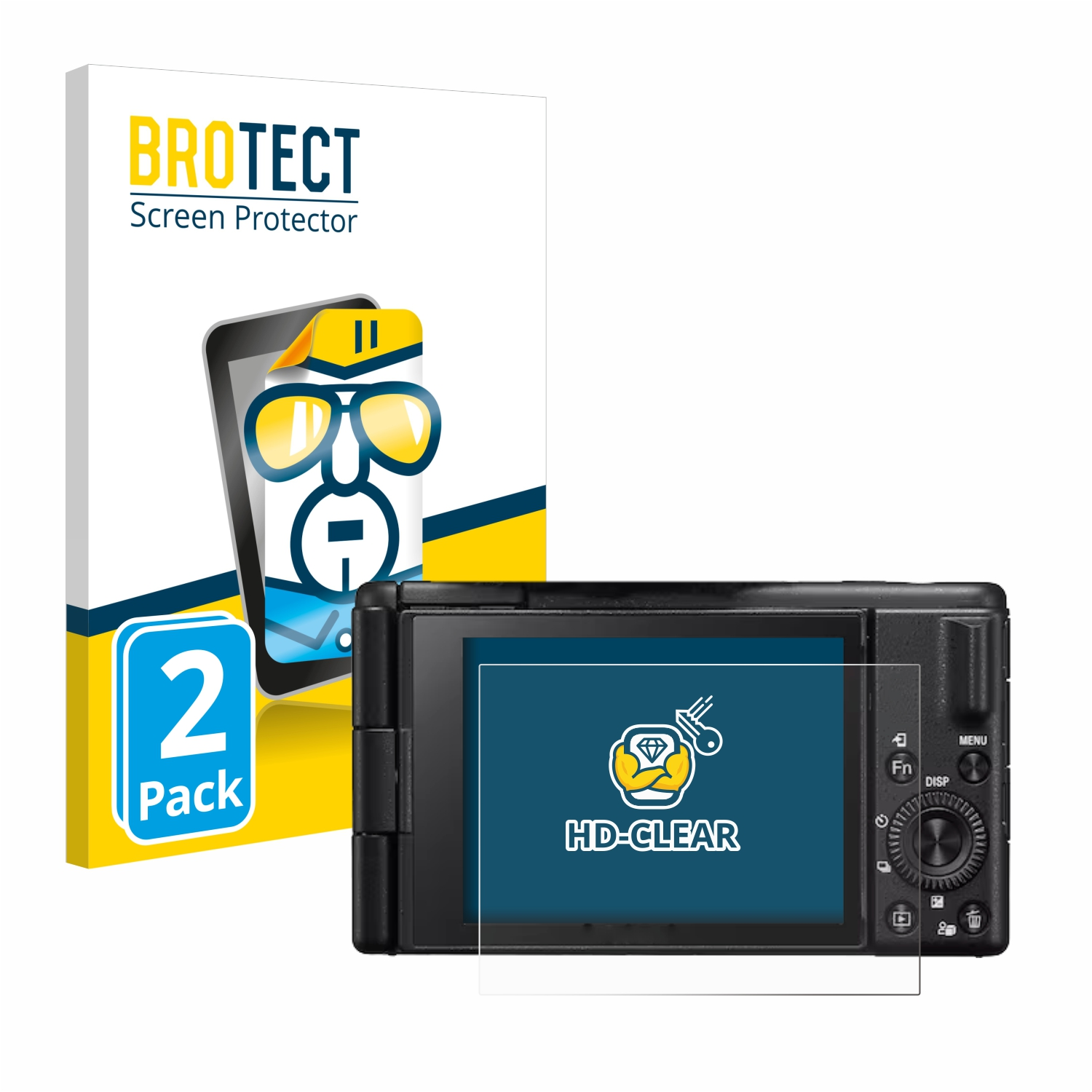 ZV-1M2) 2x Sony BROTECT Schutzfolie(für klare