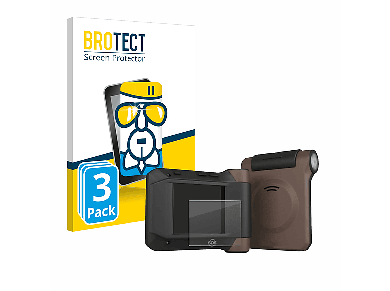 BROTECT 3x Airglass klare Schutzfolie(für Swissphone s.Quad C45)