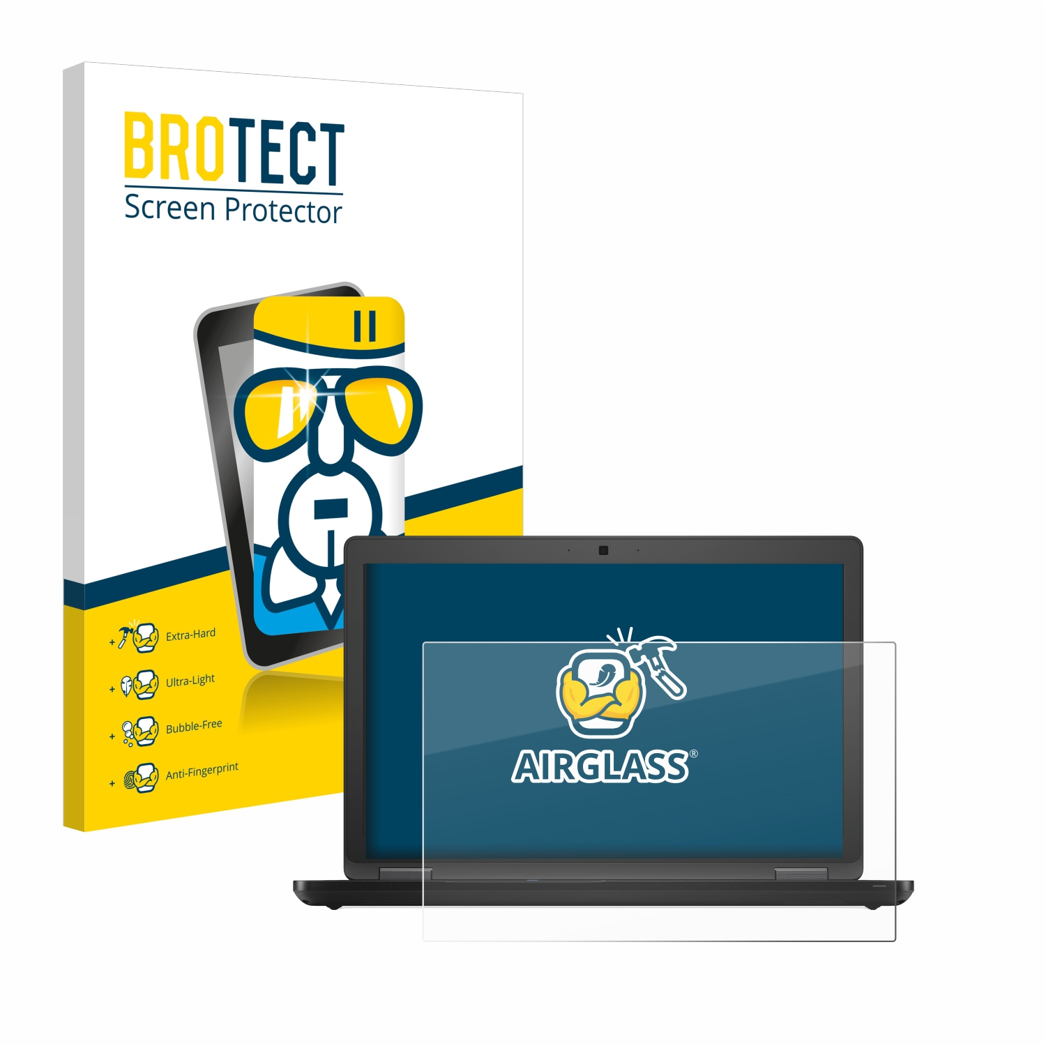 Airglass BROTECT Dell 3530) Precision Schutzfolie(für klare