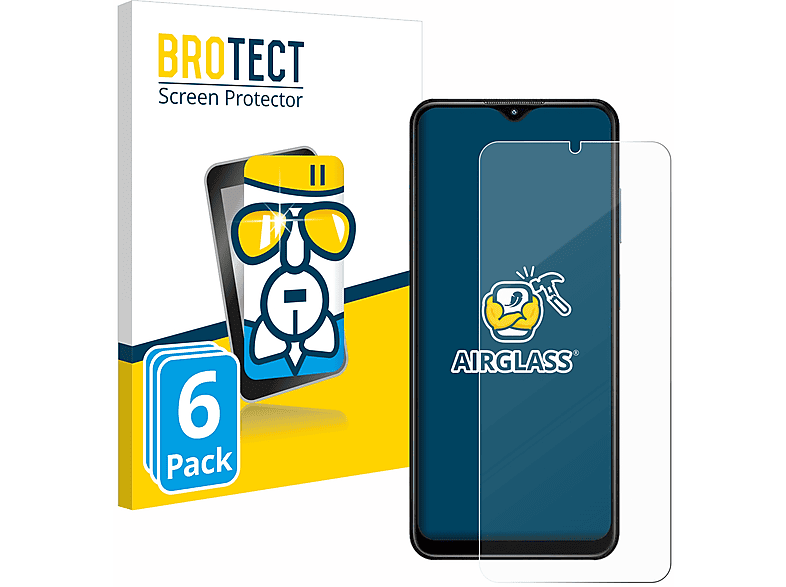 BROTECT 6x Airglass klare Schutzfolie(für Nokia G310)
