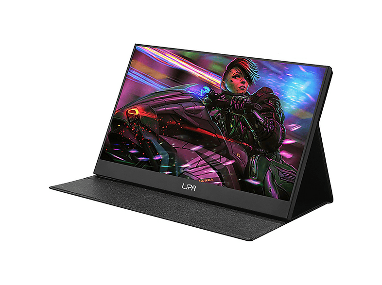 LIPA AX-50 Portable Monitor Full HD 15,6 Zoll 15,6 Zoll WXGA+ Monitor (2 ms Reaktionszeit , 60 Hz , 60 Hz nativ)