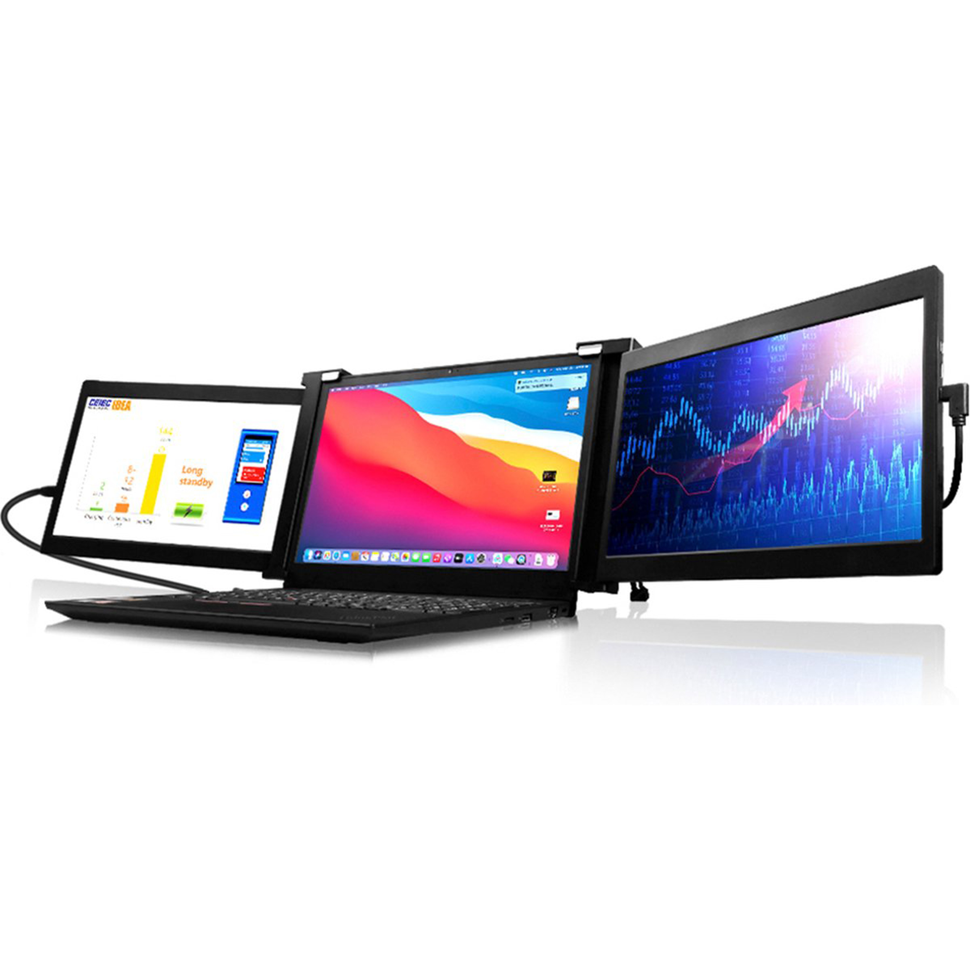 LIPA HDR-70 Tragbarer Monitor Monitor Zoll Laptop 11,6 11.6 ) Reaktionszeit (2 HD, Full Hz WXGA+ , 2x ms für 60 Zoll