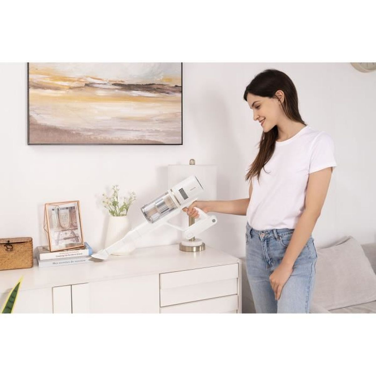 maximale Vacuum bianco) Dreame P10 DREAME cleaners, Pro Leistung: 410 Watt,