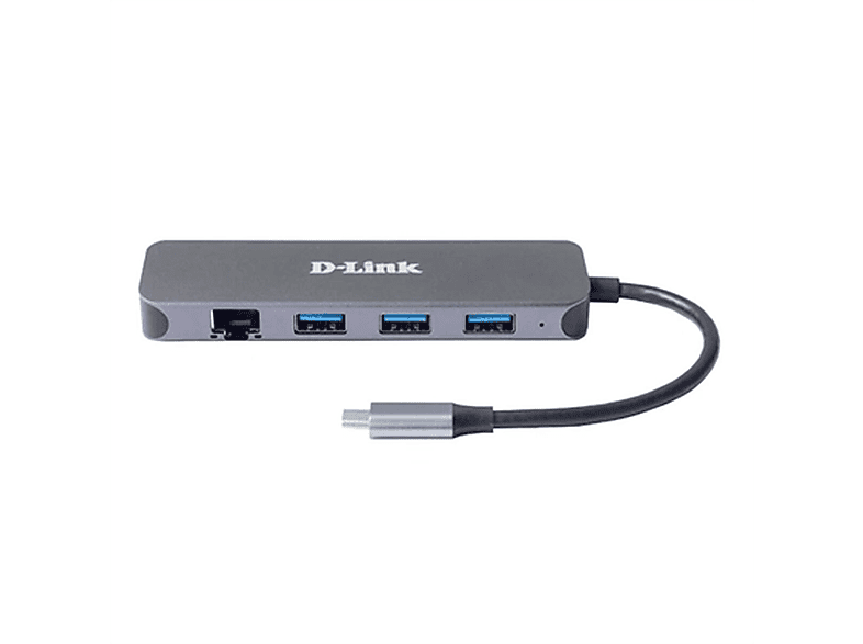 D-LINK DUB-2334, Hub USB, Grau | SATURN