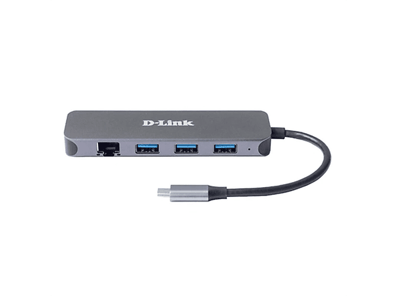 Grau D-LINK DUB-2334, USB, Hub